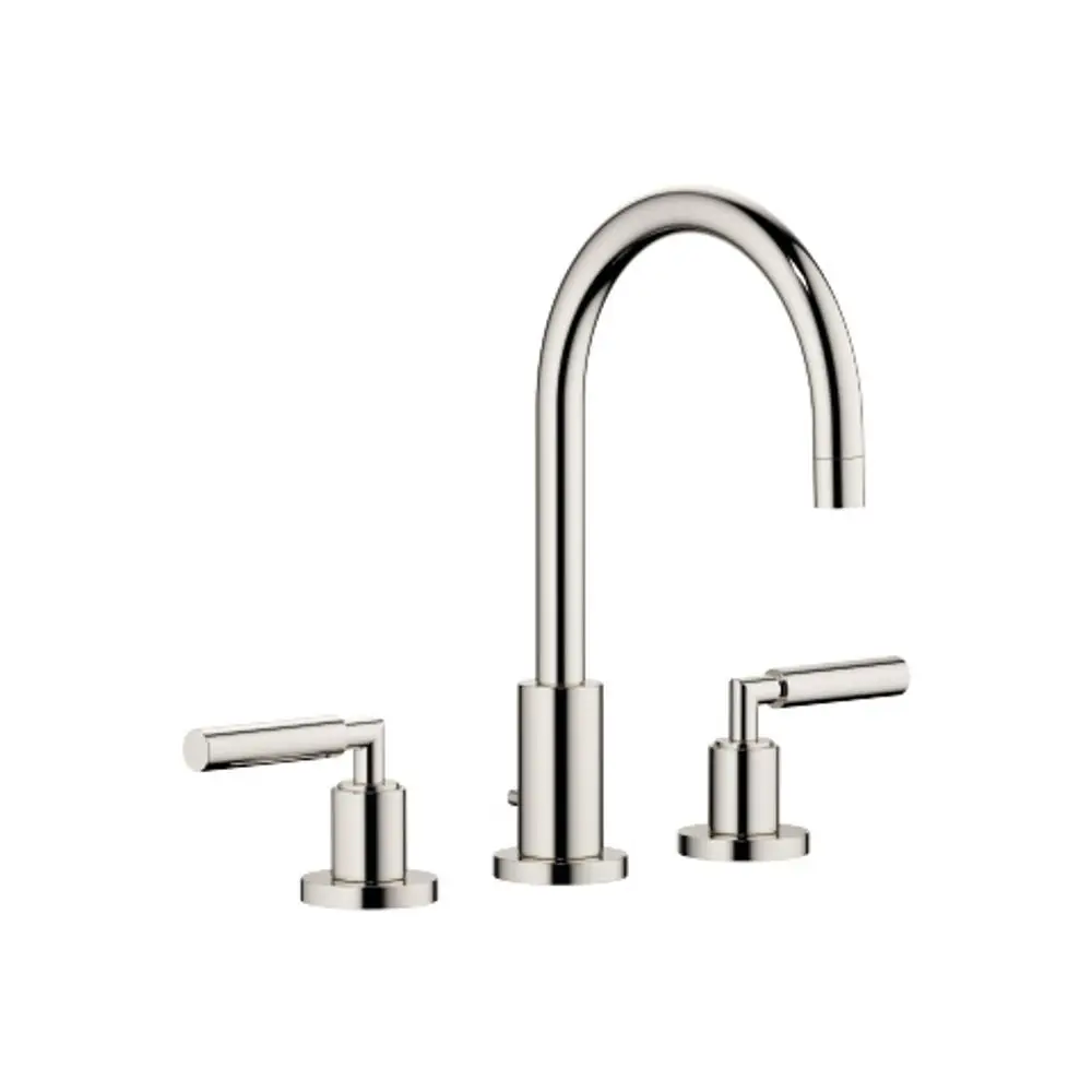 Dornbracht-TARA.-Waschtisch-Dreilochbatterie-mit Ablaufgarnitur-Ausladung 165mm-platin, 20713882-08 Galeriebild 1